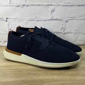 Wolf & Shepherd Swiftknit Navy Blue Knit Derby Shoes Men's Size 12 Sneakers
